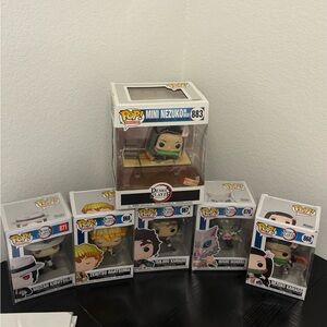 Demon slayer funko set